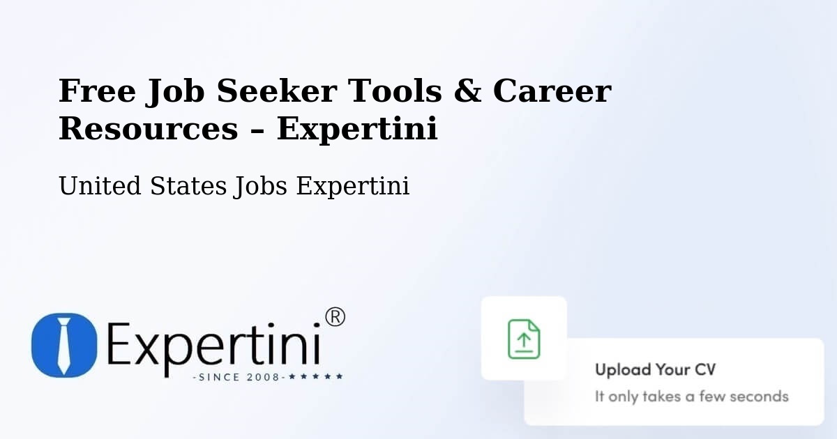 Free Job Seeker Tools & Career Resources – Moodus - Moodus, United States Jobs Expertini