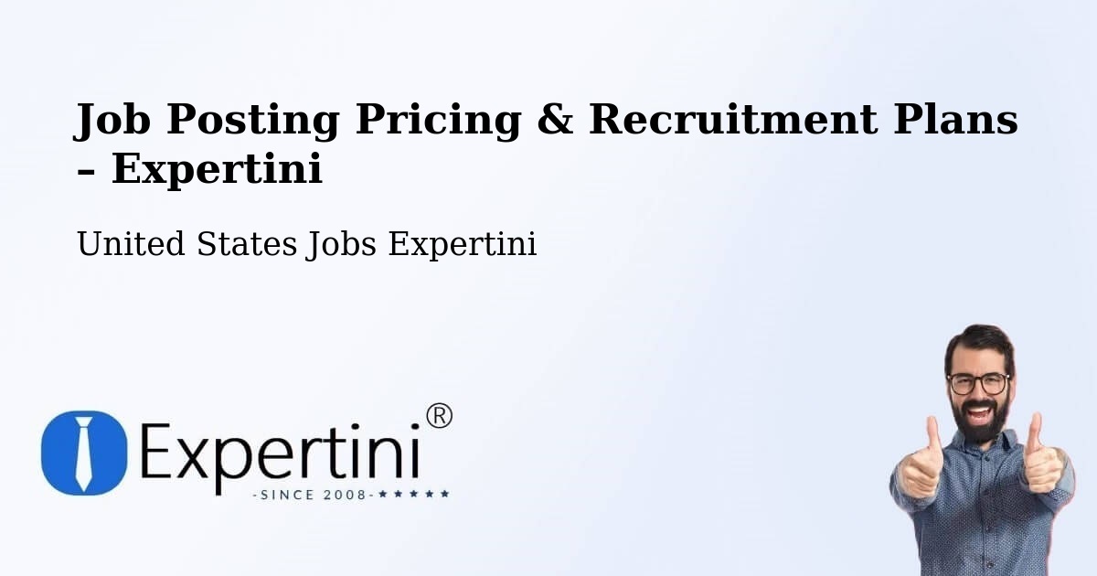 Job Posting Pricing & Recruitment Plans – Moodus - Moodus, United States Jobs Expertini
